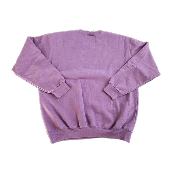 Vintage Northern Reflections Sweatshirt Spring Trail Scene Medium Purple - Picture 8 of 8